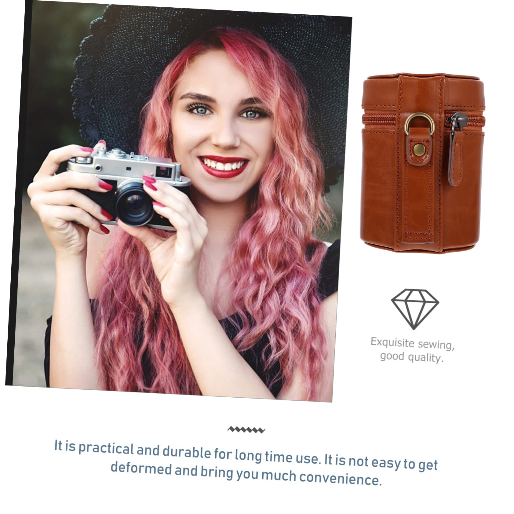 ifundom 2pezzi Custodia Per Obiettivi Fotografici Borsa Protettiva Anti-shock Per Obiettivi Pratica e Multifunzionale Per Fotografi e Amanti Della Fotografia