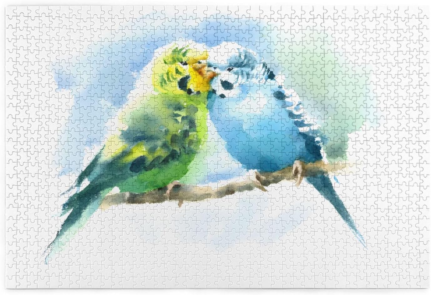 ZHANBOX Jigsaw Puzzles for Adults 1000 Piece,Watercolor Pet