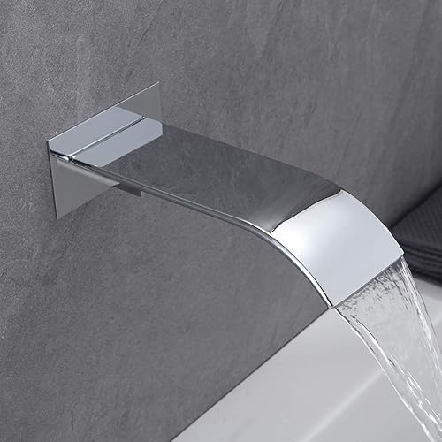 Miniatura 6 de Sistema de ducha, juego de grifo de ducha completo con boquilla de bañera de cascada, cabezal de ducha de lluvia de 8 pulgadas y mano, acabado