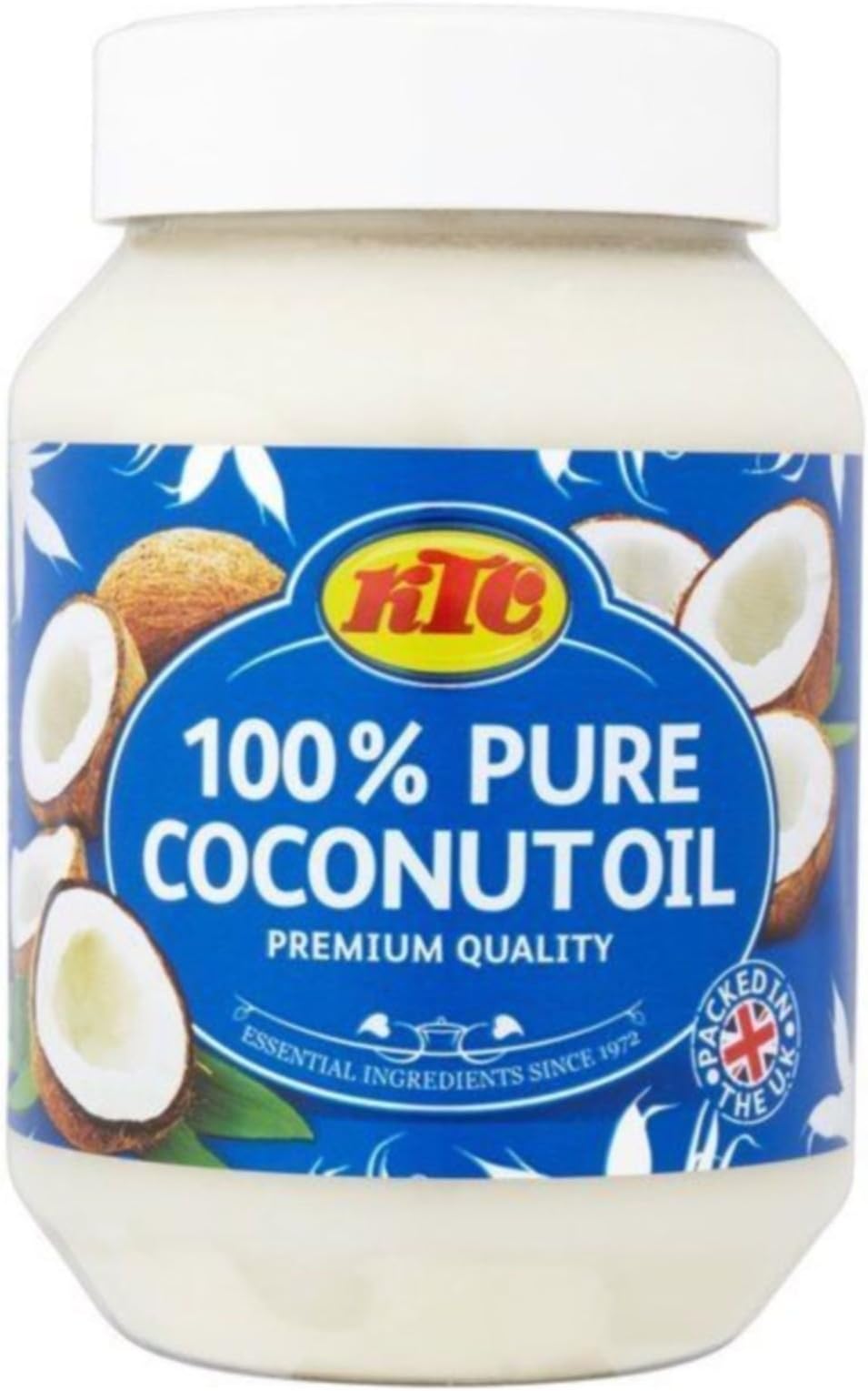 KTC 100% Pure Coconut Oil for Hair,Skincare,Cooking,Oil Pulling 500ml