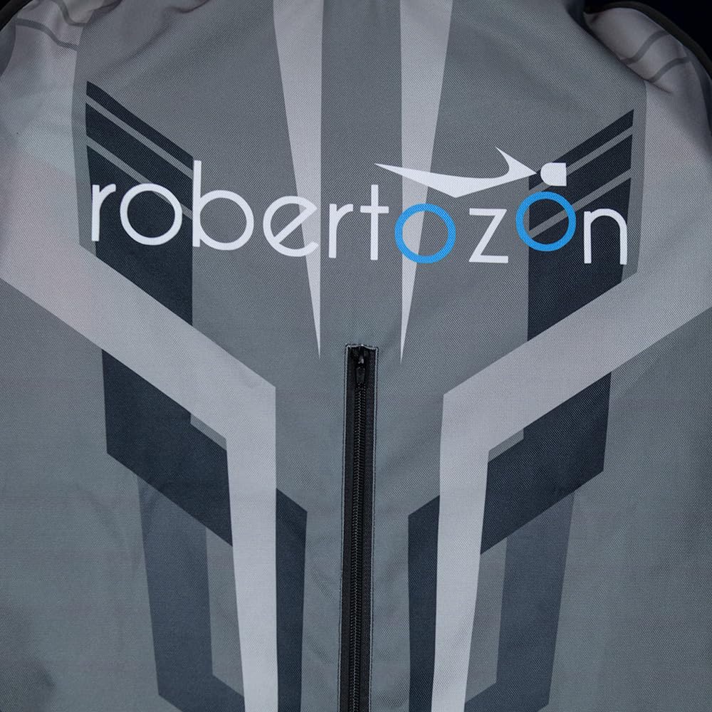 Xzone Skórzany kombinezon motocyklowy, pokrowiec premium na motocykl, oddychająca ochrona skórzanego kombinezonu – odporny na kurz i wilgoć, uniwersalne dopasowanie z wentylacją, czarny, Universal