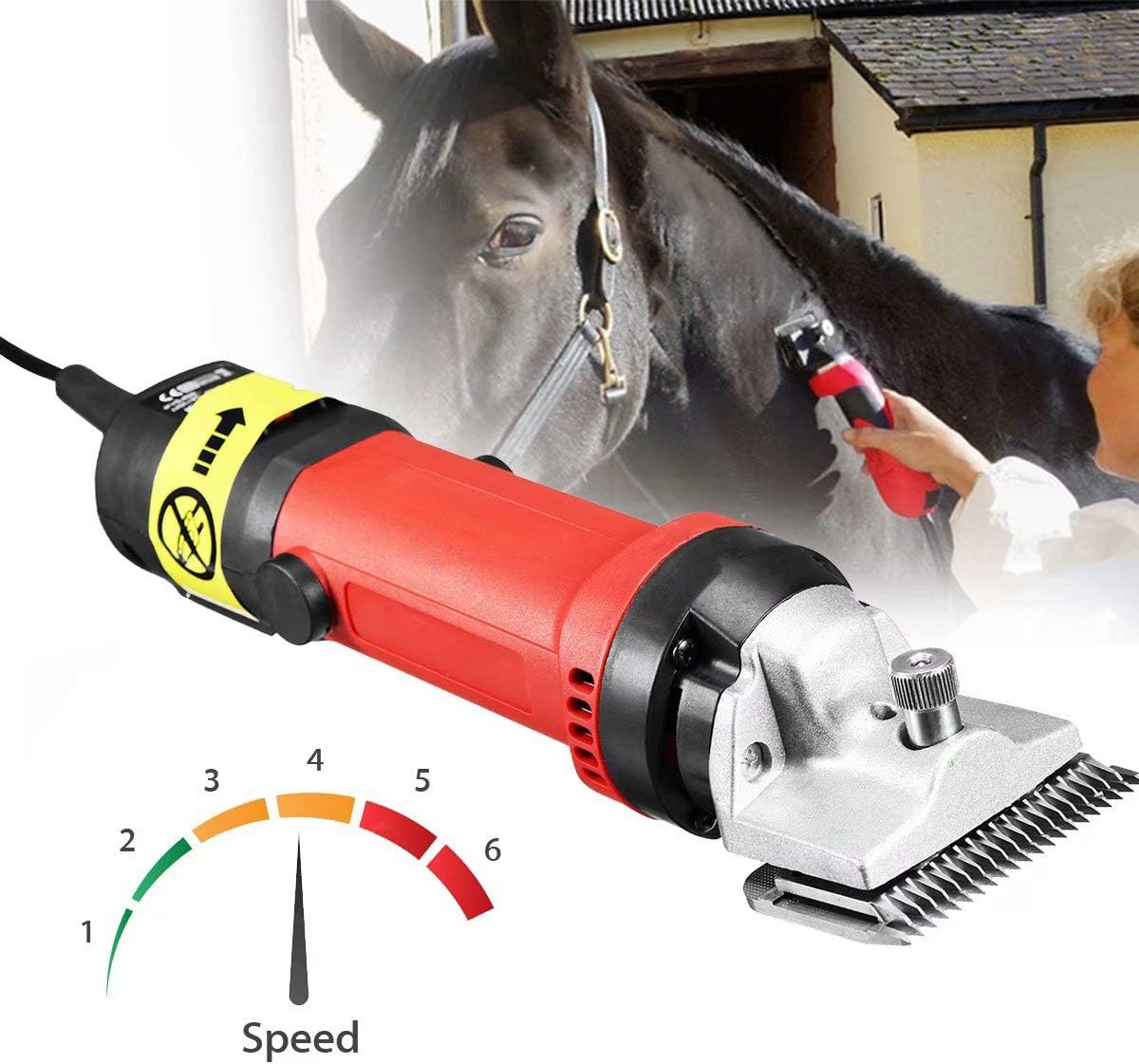 Professional Goats/Alpaca/Sheep Shear Electric Horse Sheep Clipper 690W Equine Animals Shearing Machine Trimmer Shaver Clipper Hair Grooming
