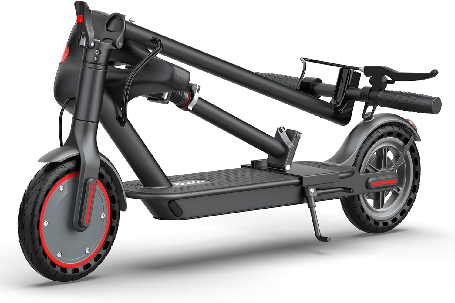 Electric Scooter with Seat for Adults - 19MPH & 21-Mile Range, 350W Motor, 8.5" Solid Tires with App Control & Dual Brake System - UL2272 Certified Folding Commuter E-Scooter for Adults