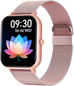 1.83-inch Large Screen Fitness Tracker with Bluetooth Call and Music Playback - 100+ Exercise Modes, Health Monitoring and Voice Assistant for Active Lifestyles
