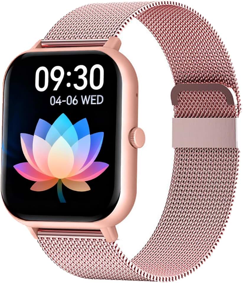 1.83-inch Large Screen Fitness Tracker with Bluetooth Call and Music Playback - 100+ Exercise Modes, Health Monitoring and Voice Assistant for Active Lifestyles
