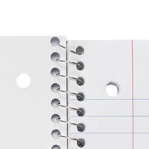 Miniatura 4 de School Smart Cuaderno de espiral con rayas anchas, 8 x 10-12 pulgadas