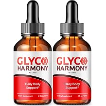 2 Pack GlycoHarmony Drops Liquid Supplement Advanced Maximum Strength, Premium Wellness Formula for Overall Balance Health Support, Steady Energy, Natural Ingredients Vitamins Gotas Reviews 4 oz