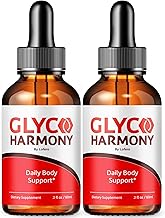 (2 Pack) GlycoHarmony Drops Liquid Supplement Advanced Maximum Strength, Premium Wellness Formula for Overall Balance Health Support, Steady Energy, Natural Ingredients Vitamins Gotas Reviews (4 oz)