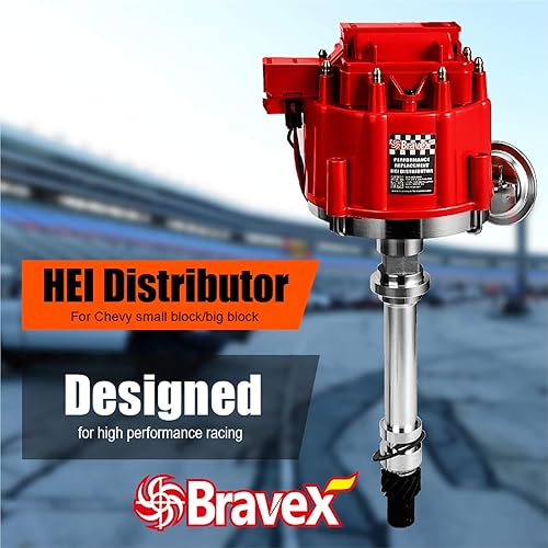 Miniatura 2 de Distribuidor HEI 350 454 302 V8 7500RPM bobina 65k para rendimiento de Chevygm SBC BBC bloque pequeñobloque grande