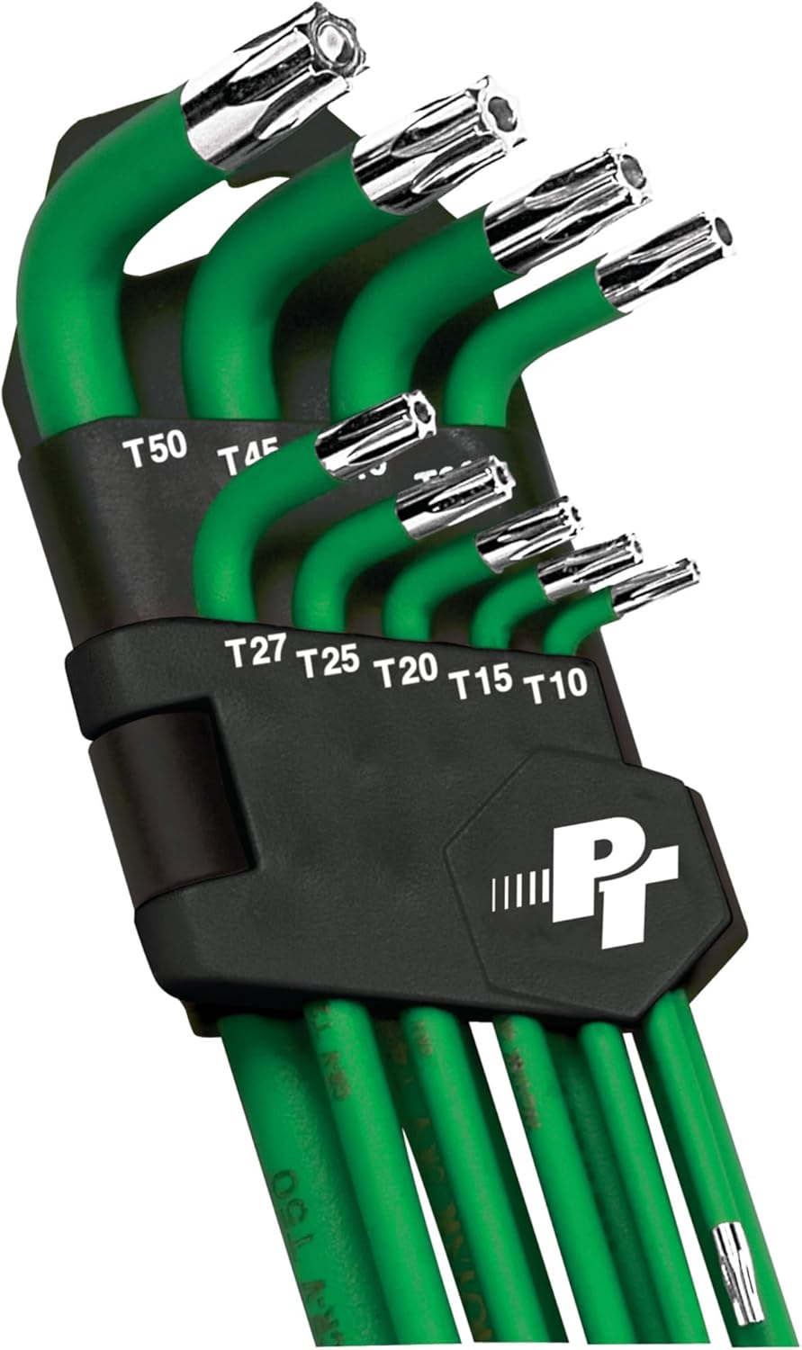 Performance Tool W9137 Long Arm Tamper Proof Star Key Set, 9-Piece