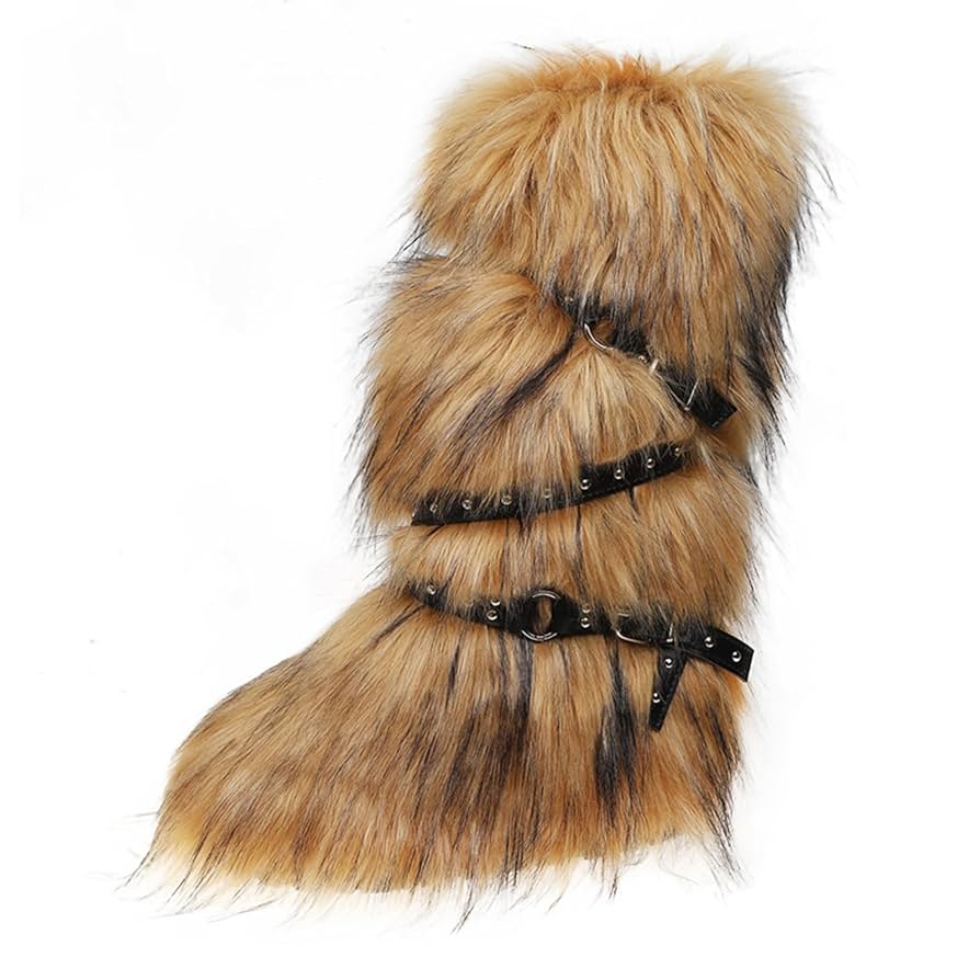 Yello SNOWY FAUX FUR BOOTS ファーブーツ 817lYuvt-VL._UF350,350_QL80_.jpg