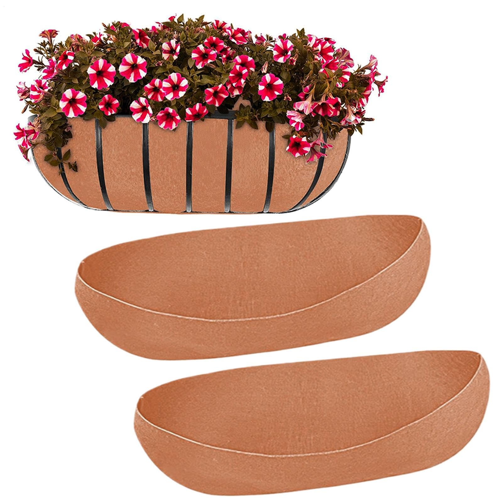 Revêtement de pot de fleurs avec insert de jardinière respectueux des racines