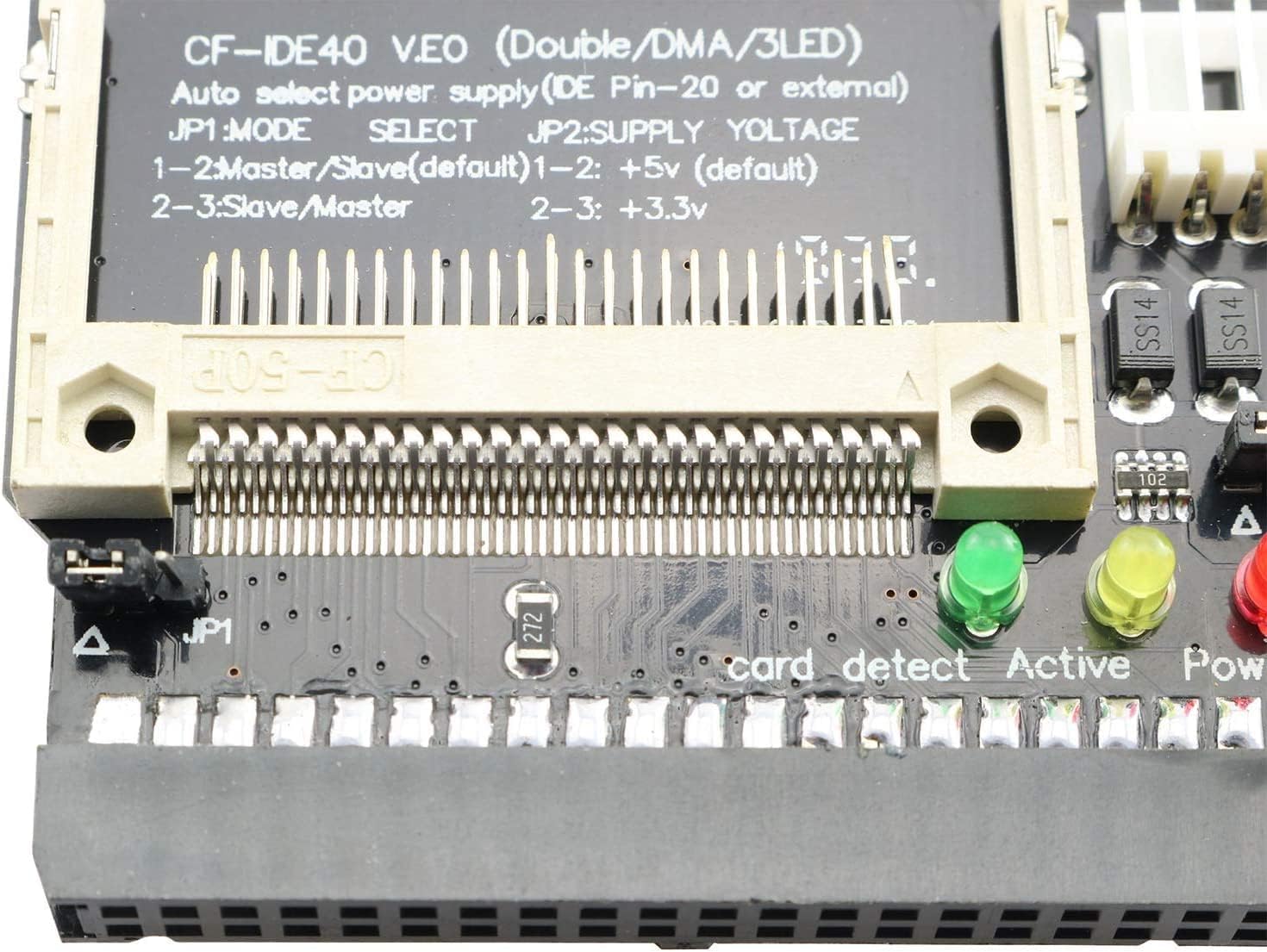 TAODAN CF to 40-Pin IDE Adapter Compact Flash CF to IDE Bootable Converter