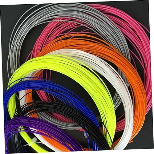 Miniatura 7 de Didiseaon Raqueta de bádminton para adultos, hilo de bádminton, hilo de rejilla, líneas de repuesto, líneas de bádminton, cuerda de bádminton,