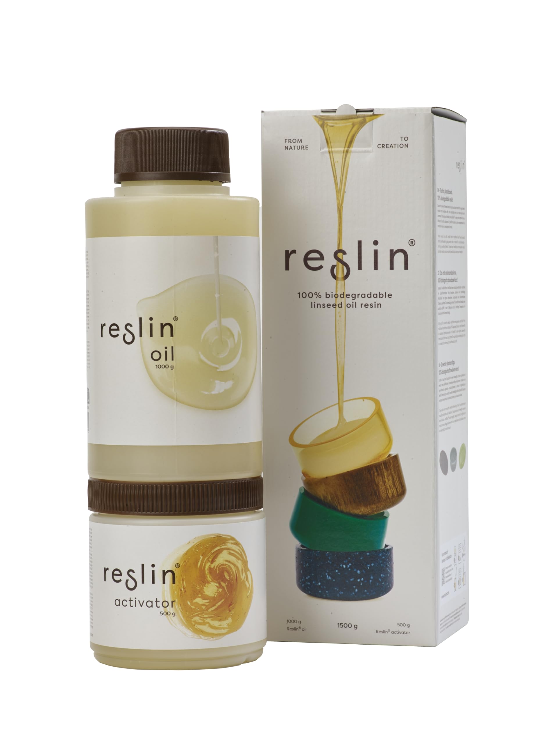 100% roślinna i biodegradowalna żywica z oleju lnianego - 1500g