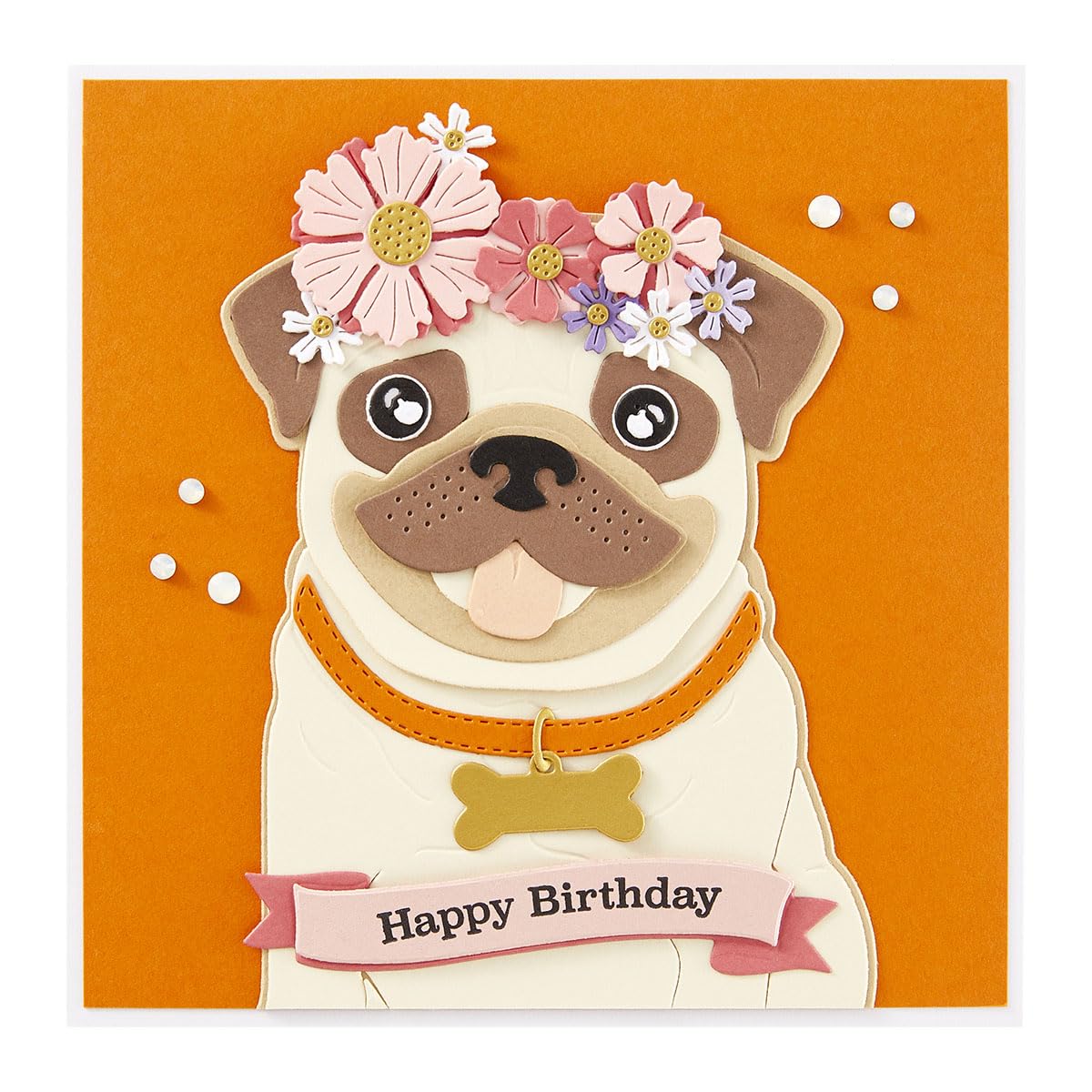 Spellbinders S7-248 Big Pug Etched Dies from The Bibi's Cats and Pugs Collection by Bibi Cameron, Metal - Image 3