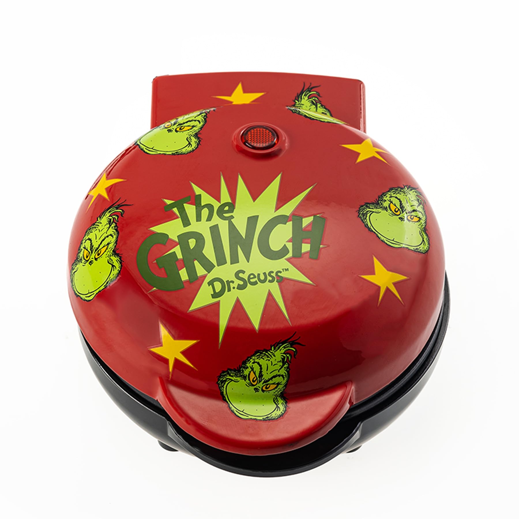 Uncanny Brands Dr. Seuss Grinch Mini Waffle Maker - Small Kitchen Appliance
