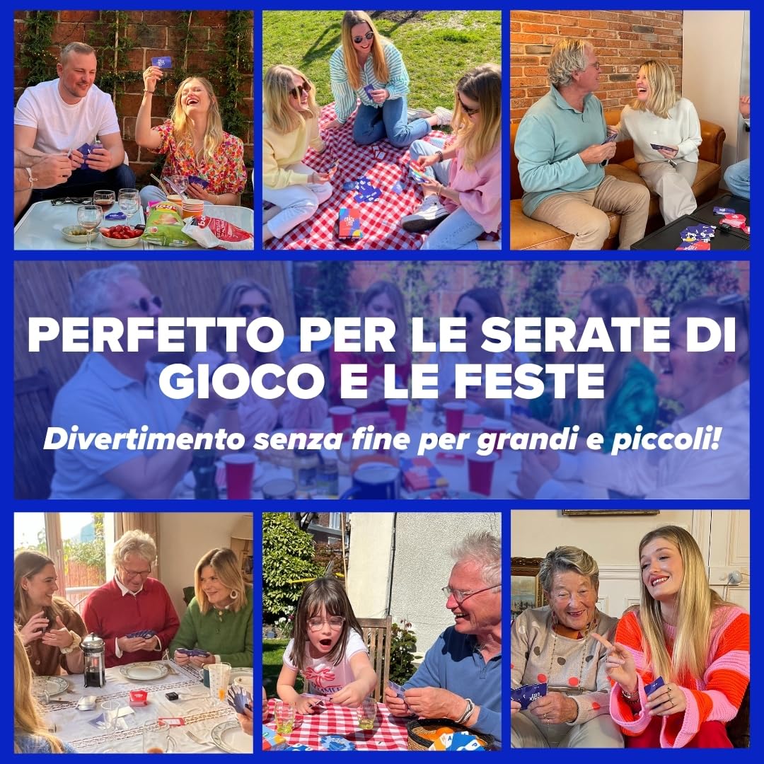 CRACK LIST – Gioco di Carte Divertente per Tutta la Famiglia | 2-8 Giocatori | Età 10+ | Durata: 30 Min | Gioco da Tavolo per Amici e Famiglie | Versione Italiana