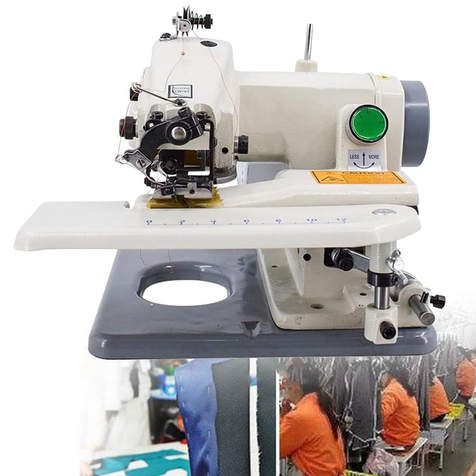 Máquinas Portátiles para Dobladillos De Puntada Invisible, Máquina De Coser Y Bordar, Máquina De Coser para Modistas, Dobladillo De Puntada Invisible con Pedal Profesional, con 10 Agujas