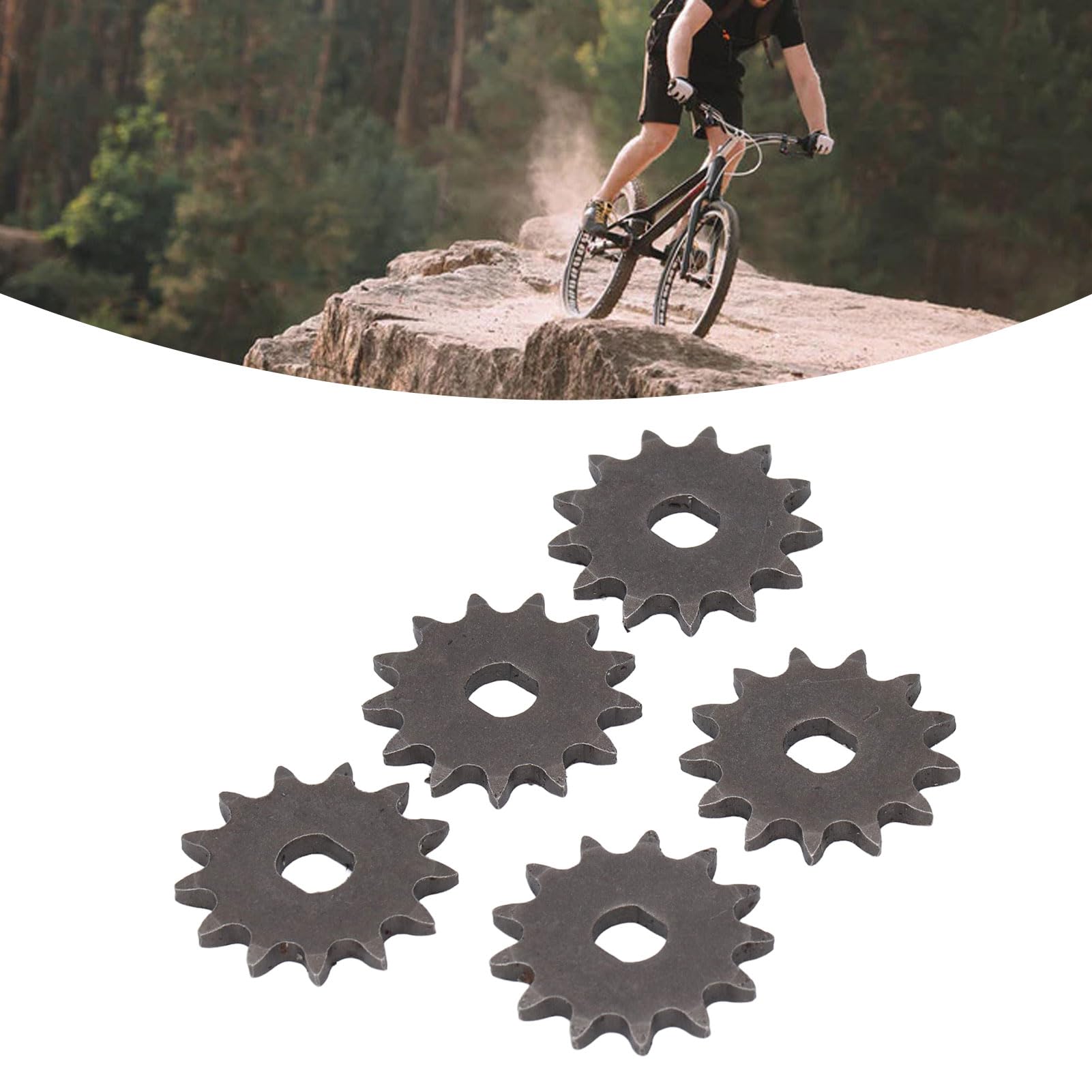 Lot De 5 Pignons Chaîne T8F 13T - Diamètre Intérieur 10mm Pour Mini Moto 47cc 49cc, Scooter, ATV
