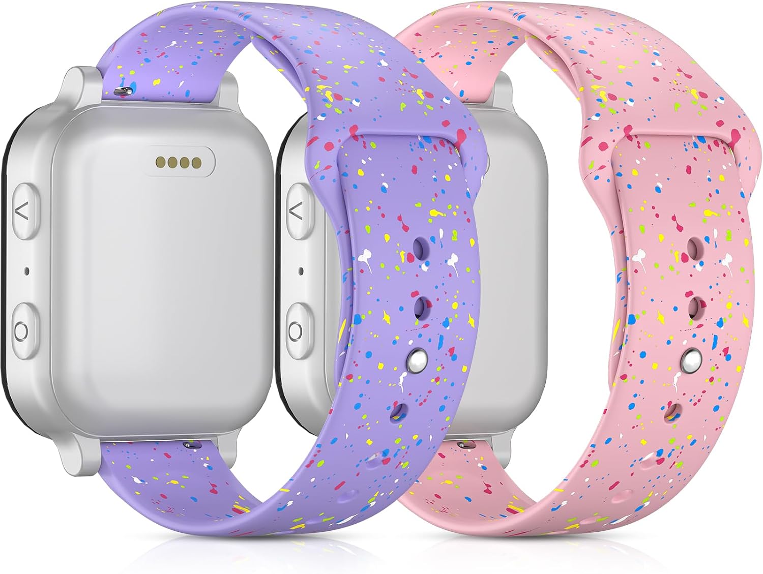 Silicone Band Compatible with Gizmo Watch 3Adventure 3 2 1/Gabb 3e 3 2 1/SyncUP kids Watch 2 1/Cosmo JrTrack 5 4 3 2SE 2 1/AT&T amiGO Jr Watch 2 1, 20mm Soft Sport Replacement Strap