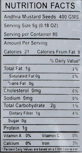 Miniatura 3 de Great Bazaar Swad Andhra Semilla de mostaza, 14 onzas