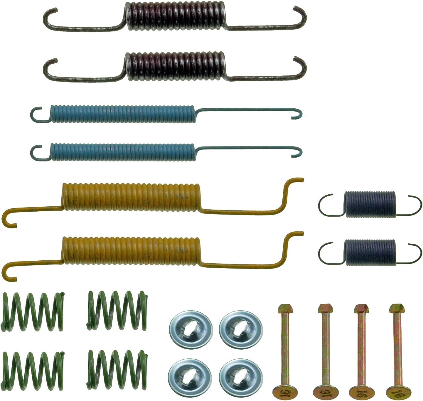 Dorman HW17242 Rear Drum Brake Hardware Kit Compatible with Select Audi / Volkswagen Models