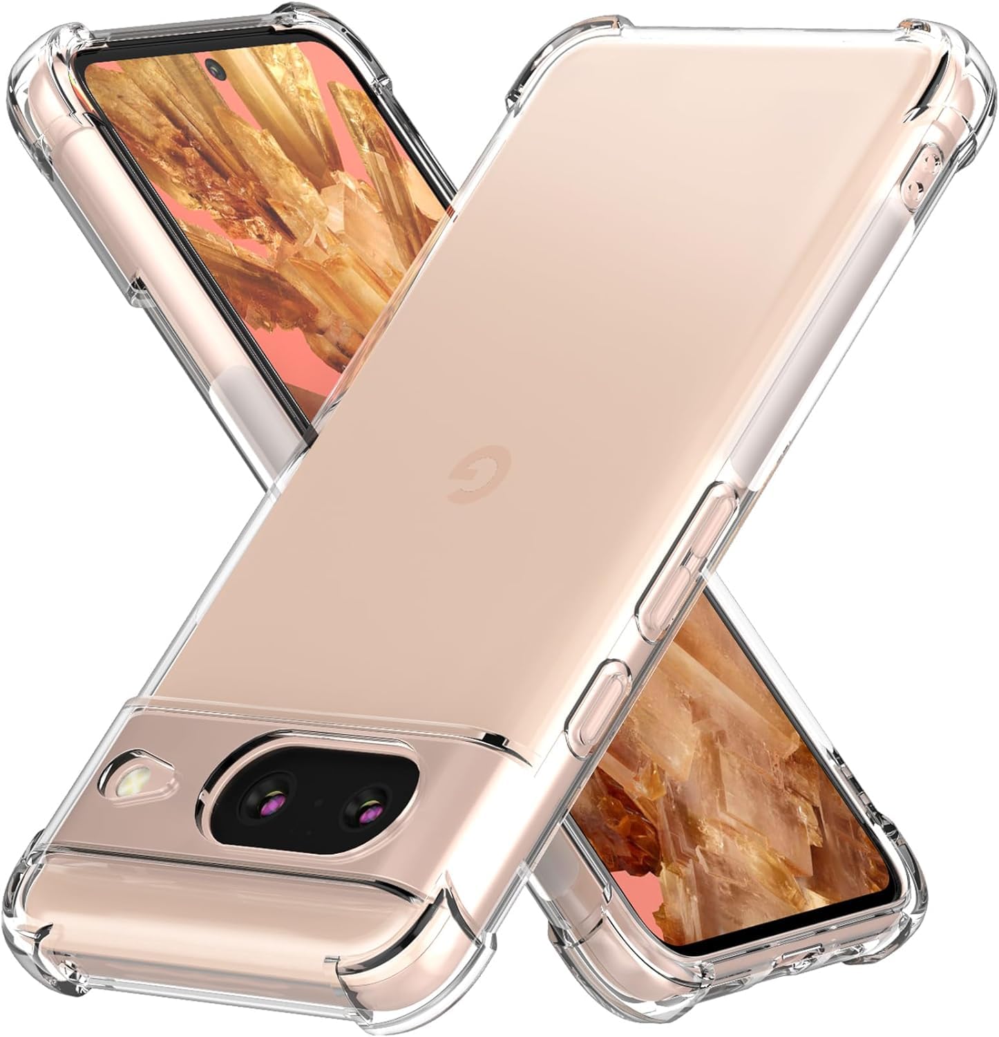 Amazon.co.jp: LAYJOY 対応 Google Pixel8 ケース 耐衝撃 ケース 透明