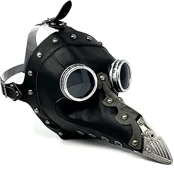 Steampunk Plague Doctor Mask Long Nose Bird Masquerade Mask for Halloween Costume and Cosplay for Adults