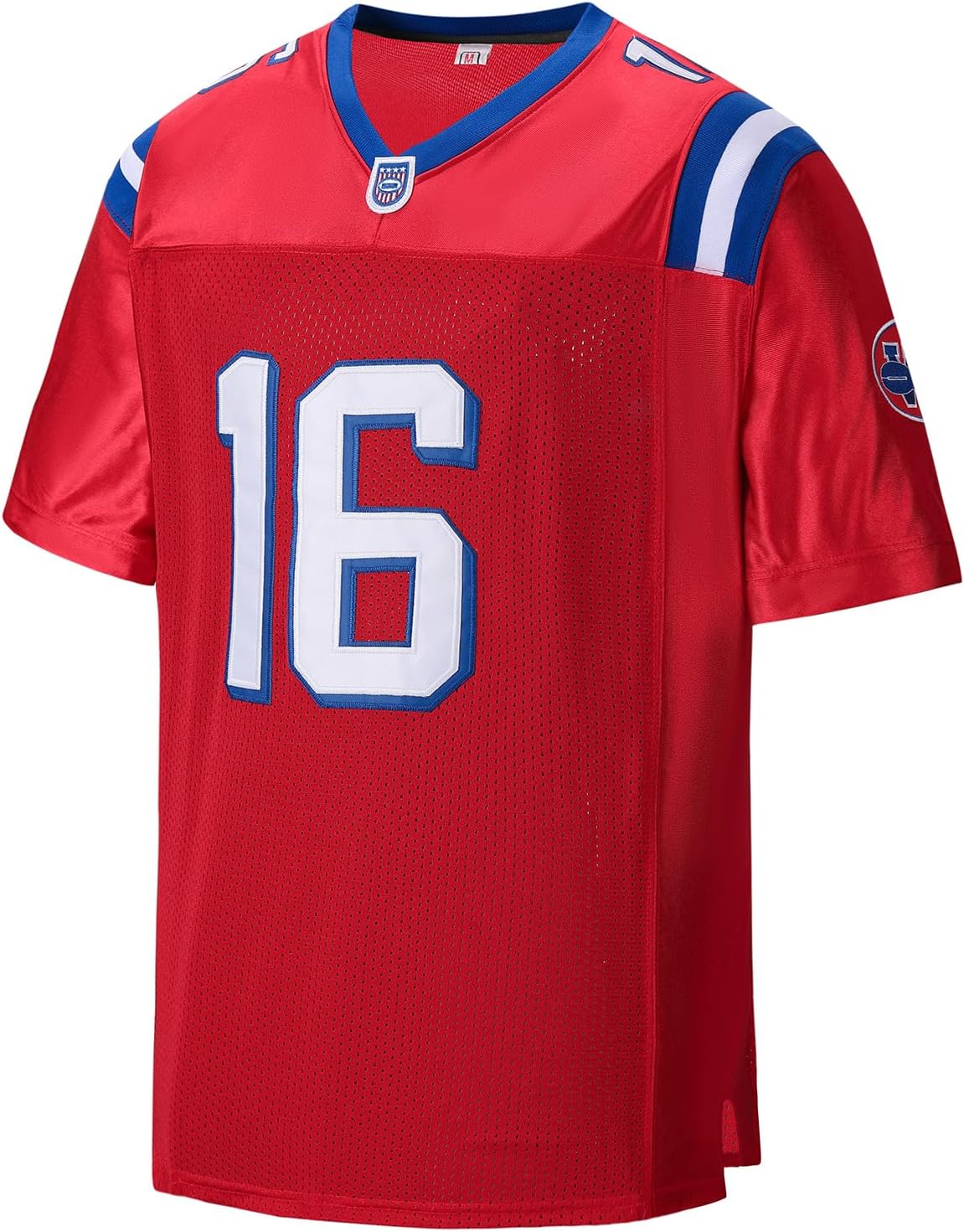Falco Jersey #16 Shane The Replacements Movie Short Sleeve Red Embroidery Football Jerseys