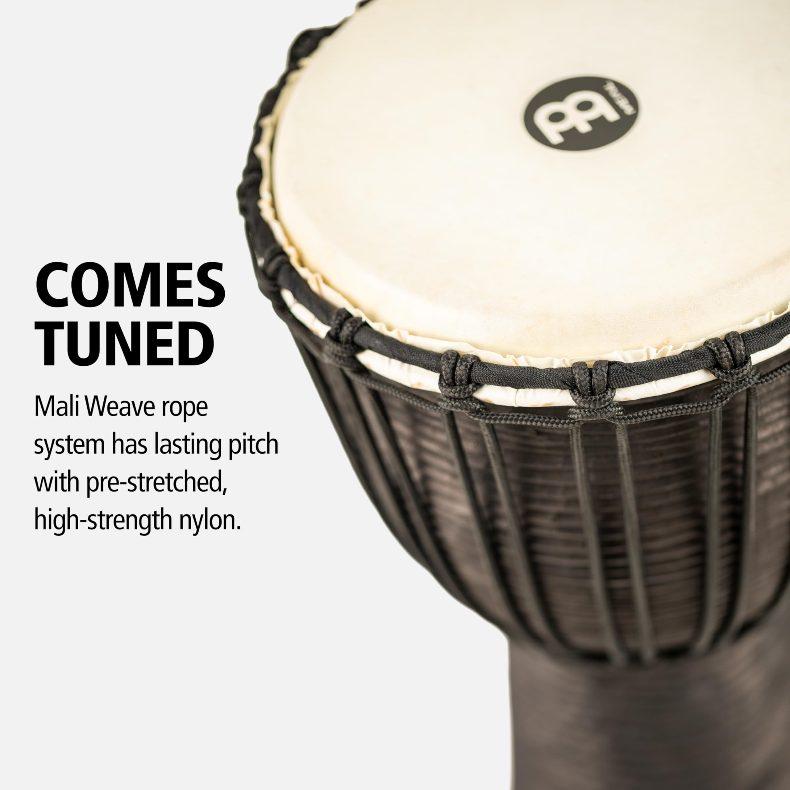 Meinl HDJ3-M - Djembé de madera, piel de cabra