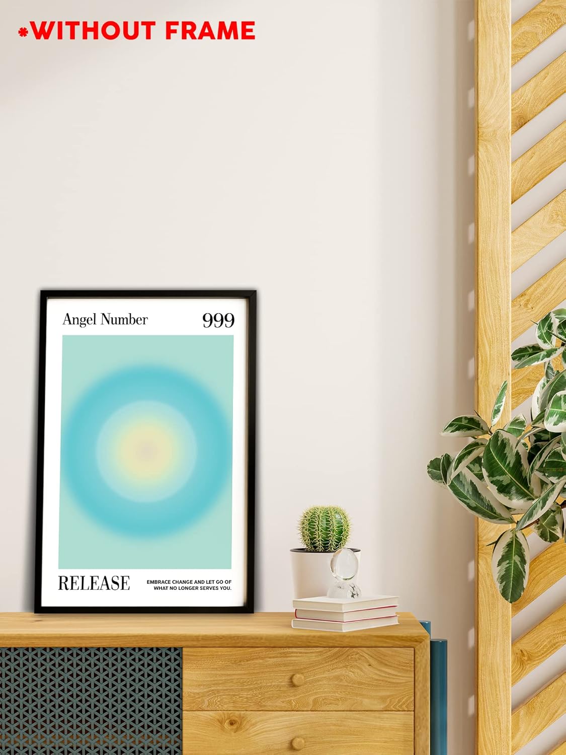 Teevoke 12x18- Angel Number 999 Poster Unframed, Release, Aura Portaneb, Aura Gradient Print, Repeating Numbers, Magical, Spirit Guide, Spirituality, Divine, Connection (No Frame) : Office Products