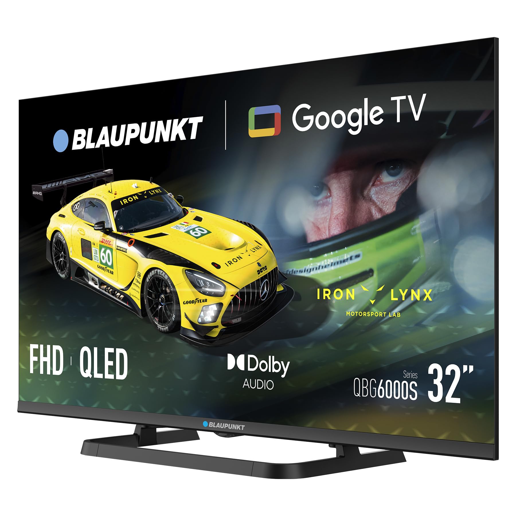 BLAUPUNKT 32" Smart TV, Google TV, QLED, Full HD (1080p), 32QBG6000S