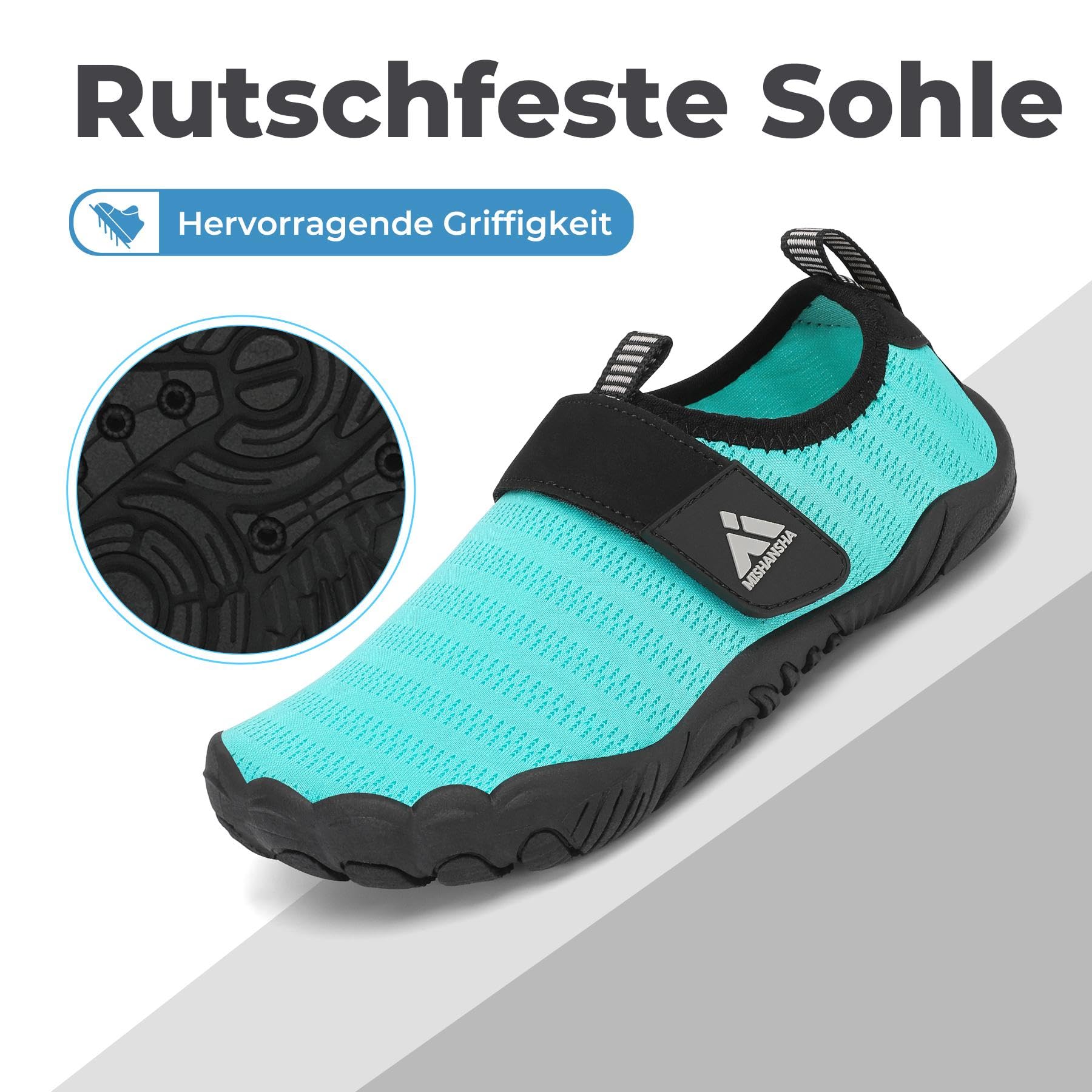 Mishansha Zapatos de Playa Niño Niña Secado Rápido Escarpines Agua Antideslizantes Zapatillas de Piscina Surf Buceo Talla 24-35 EU