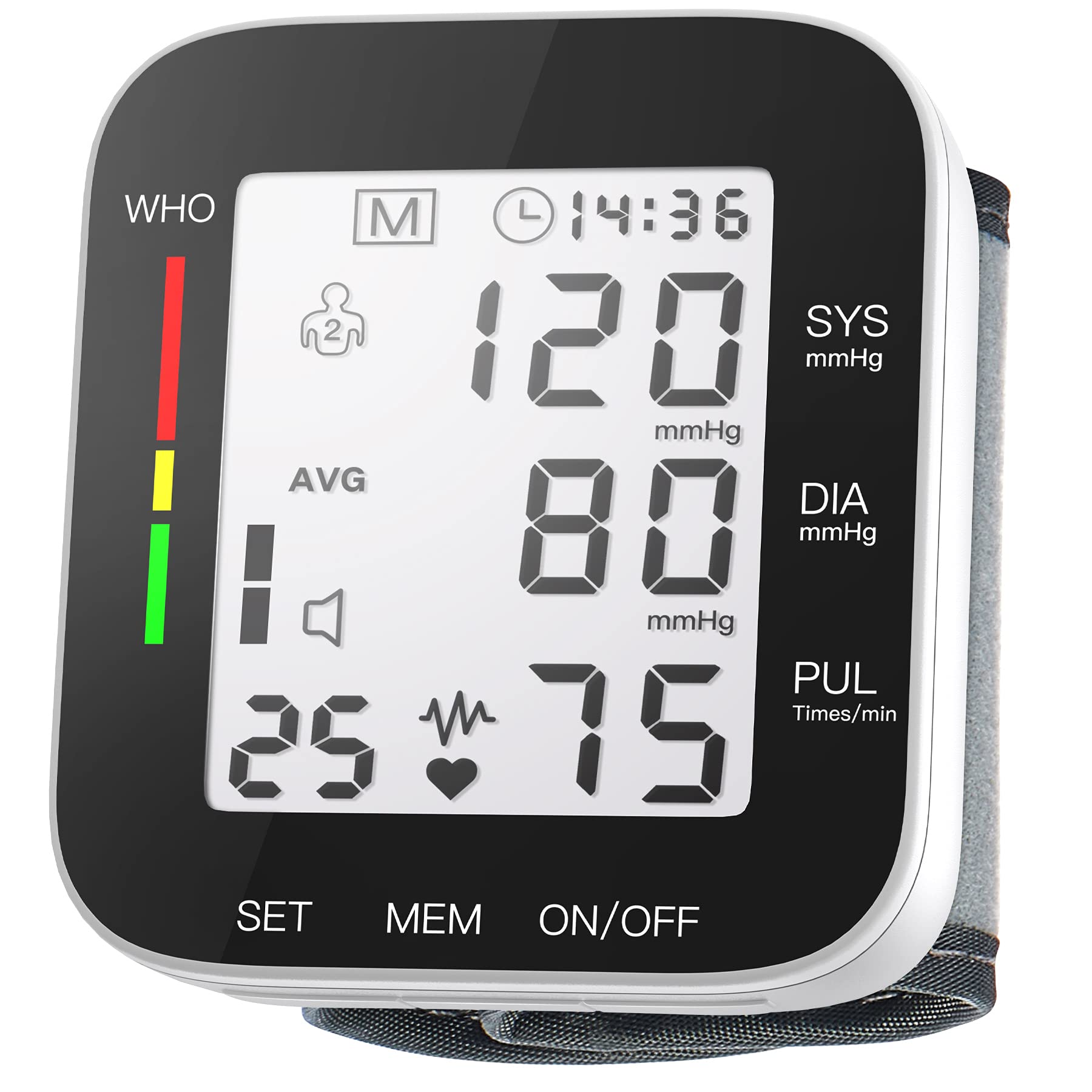 AMZ VISION Blood Pressure Monitor, Digital Wrist Blood Pressure Cuff BP