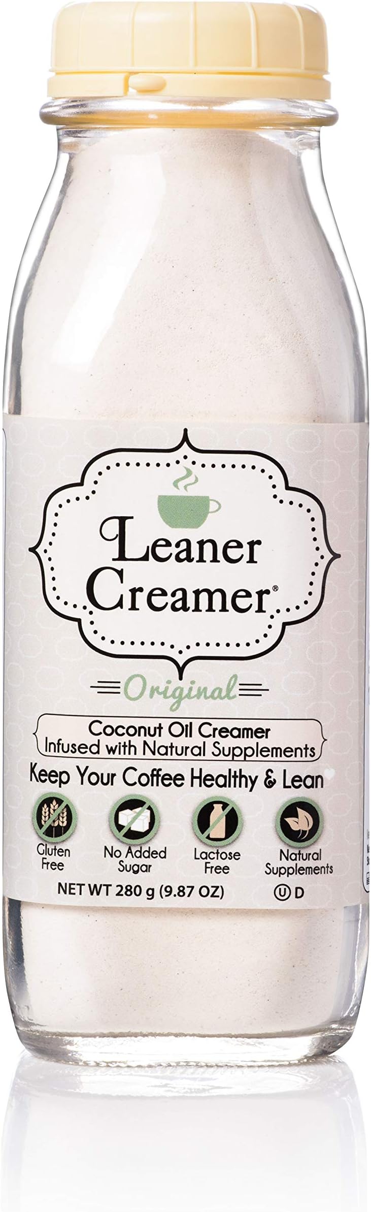 Leaner Creamer - All Natural Powdered Coffee 9.87 Oz.