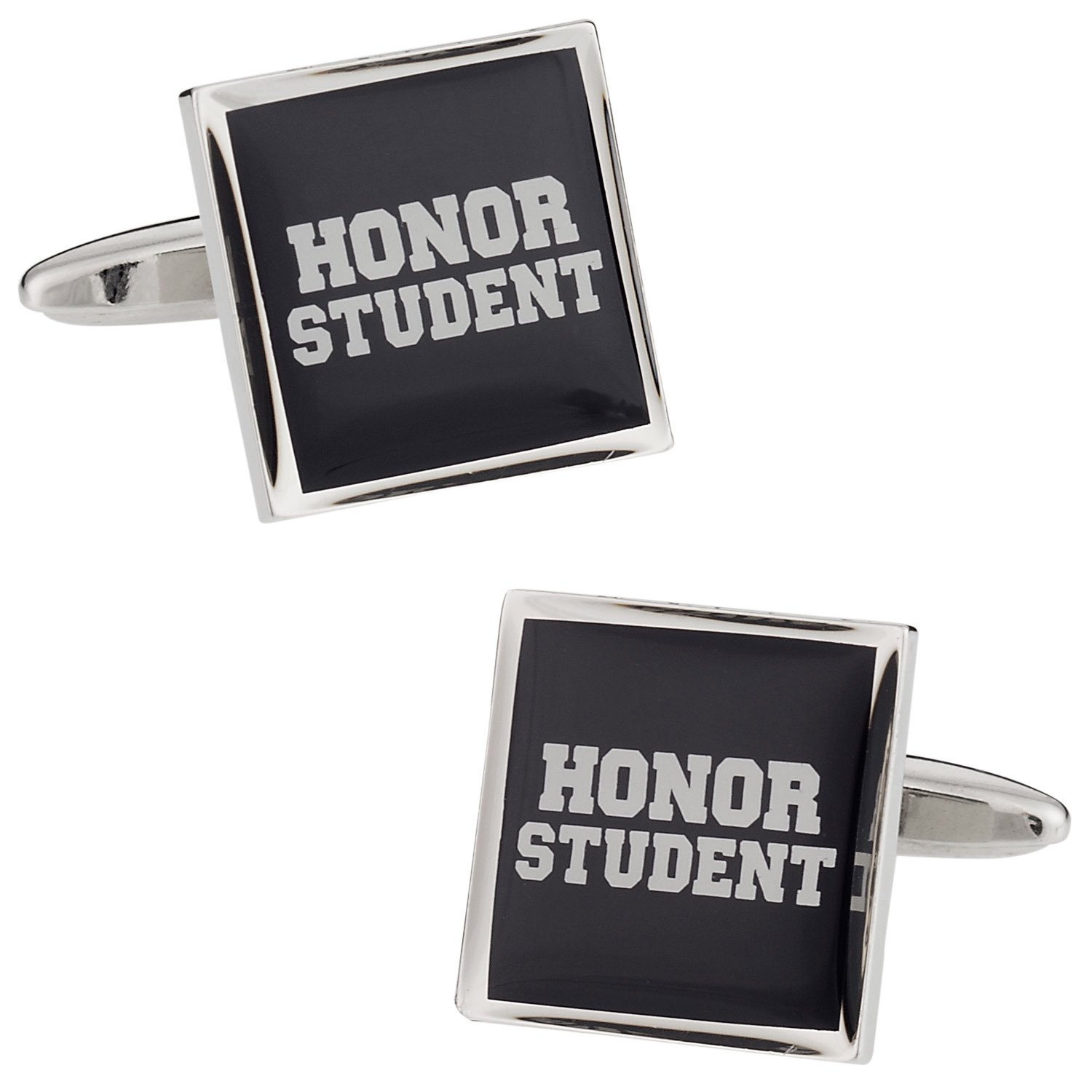 Gemelos de honor estudiante Cuff-Daddy en estuche elegante 7