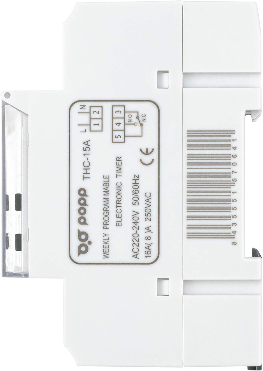 POPP THC15A Digital Timer Switch Side View