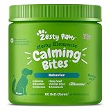 Zesty Paws Calming Chews for Dogs - Hemp for Dogs - Turkey, 90ct 90 Count Hemp Turkey