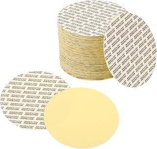 PATIKIL 83mm/3.3inch Pressure Sensitive Seal, 200 Pack Adhesive PS Foam Lid Cap Liners Resistant Tamper with Dustproof Paper Back for Plastic Glass Jar Bottle Cap Seals