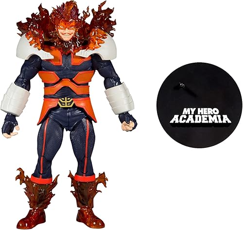 Miniatura 6 de McFarlane Toys - Figura de acción My Hero Academia Endeavor de 7 pulgadas con accesorio base