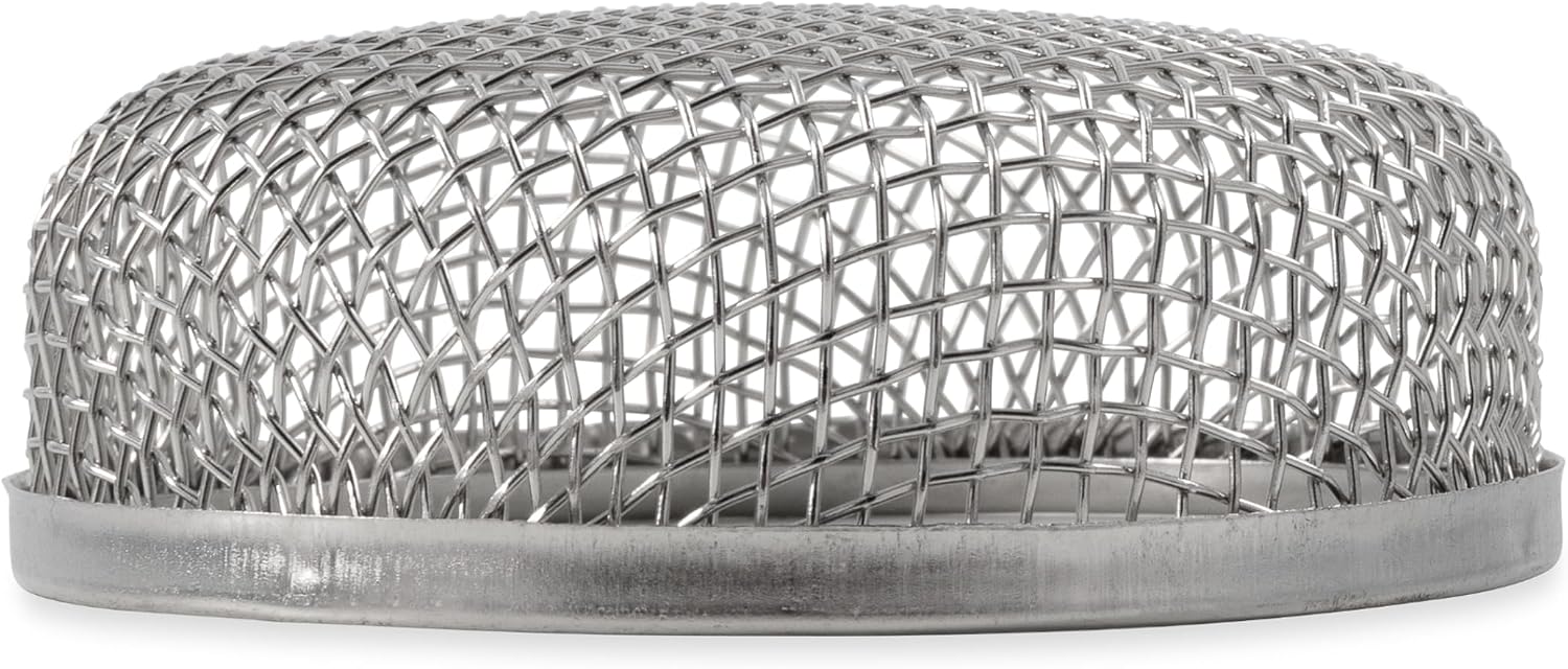 Flying Insect Screen-FUR500 - RV Furnace Vent Screen Fits Atwood Hydroflame Furnaces w/No Access Door - Protect Your Camper Furnace from Insects & Rodents - Measures 3-5/8 x 1-5/16 inches (42144)