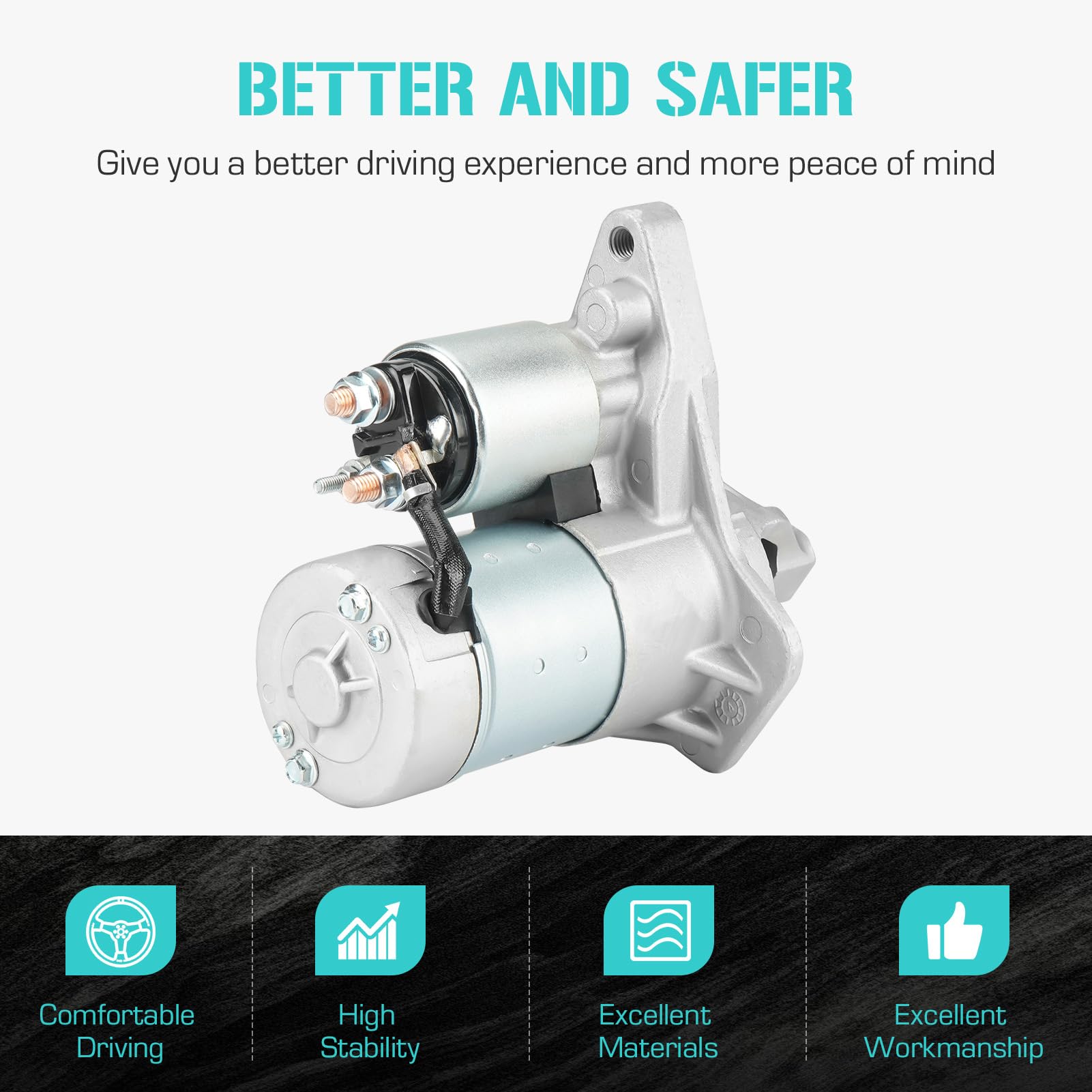 Ajuste de arranque para Nissan Versa 2009-2019, para Versa Note 2015-2019, 410-44107, S114-901A, S114-954B, S114-954R