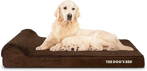 Miniatura 36 de Cama ortopédica para perro de la marca The Dog's Bed, espuma viscoelástica premium S-XXXL, impermeable, alivio del dolor de perro para la artritis,