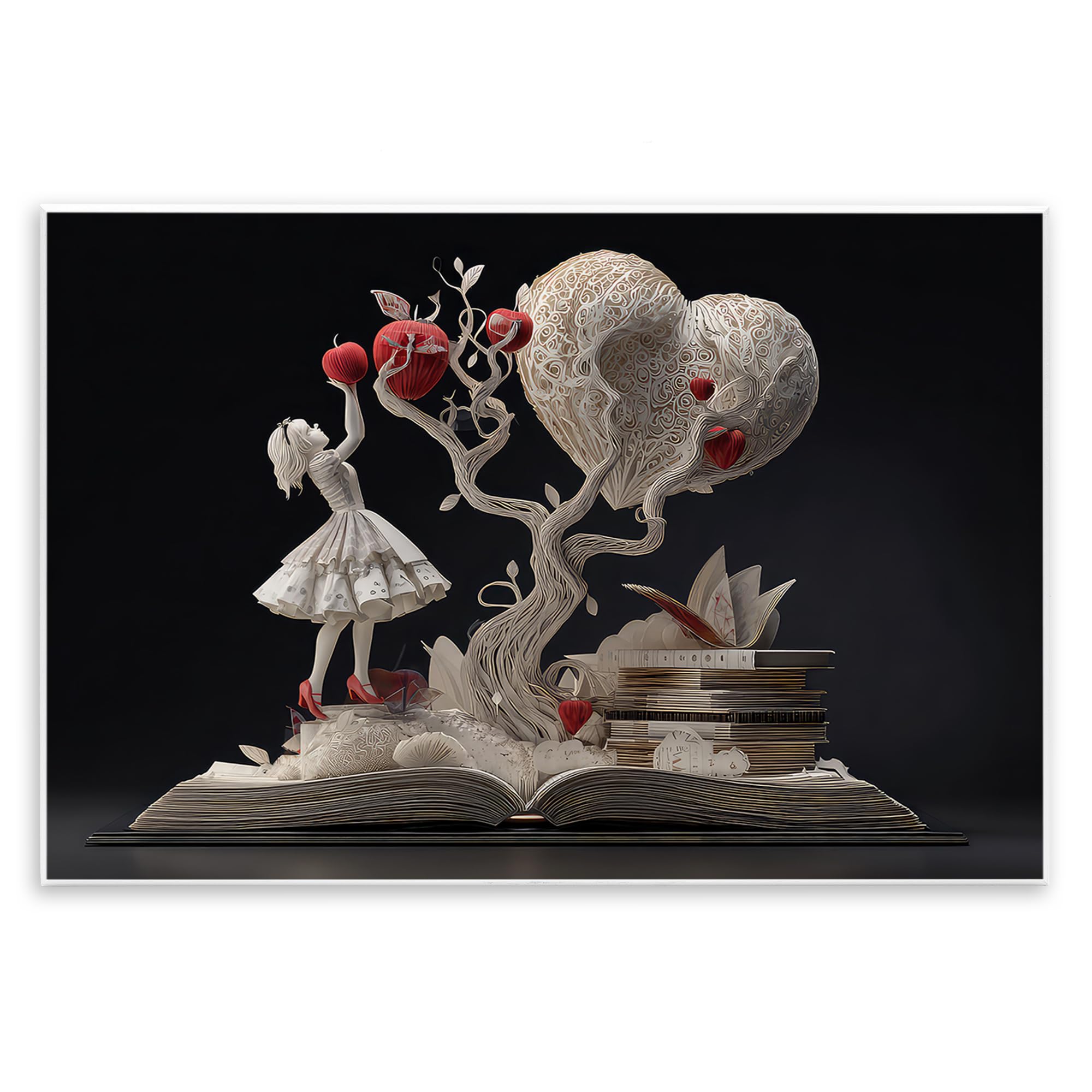 Stupell Industries Unframed 'Paper Sculpture Style Fairytale'| Wall Plaque Art