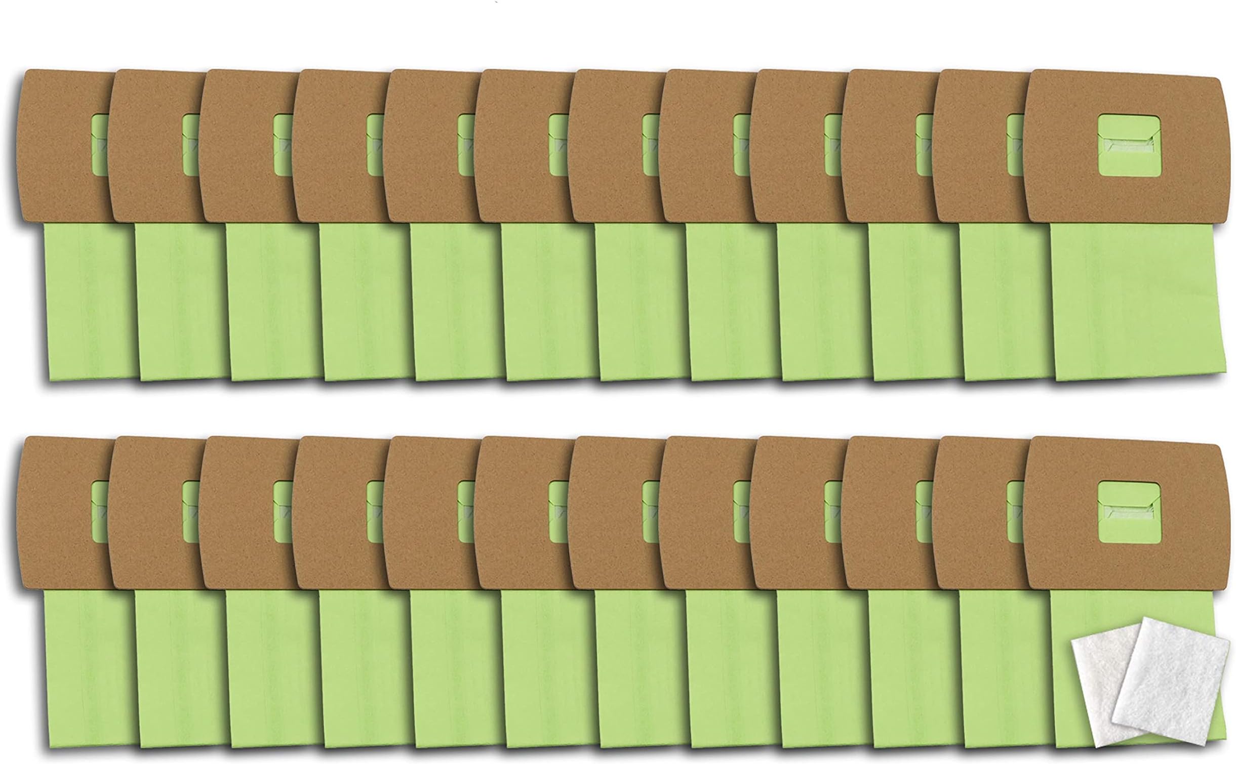 24 Pack Vacuum Bags for Oreck Compact canister type BB, Replacement Bag for Oreck XL Vacuum bags Buster B, PKBB12DW BB180 BB280 BB850 BB870 BB900 BB1000 MV160 with 2 Motor Filter BM04 Kit