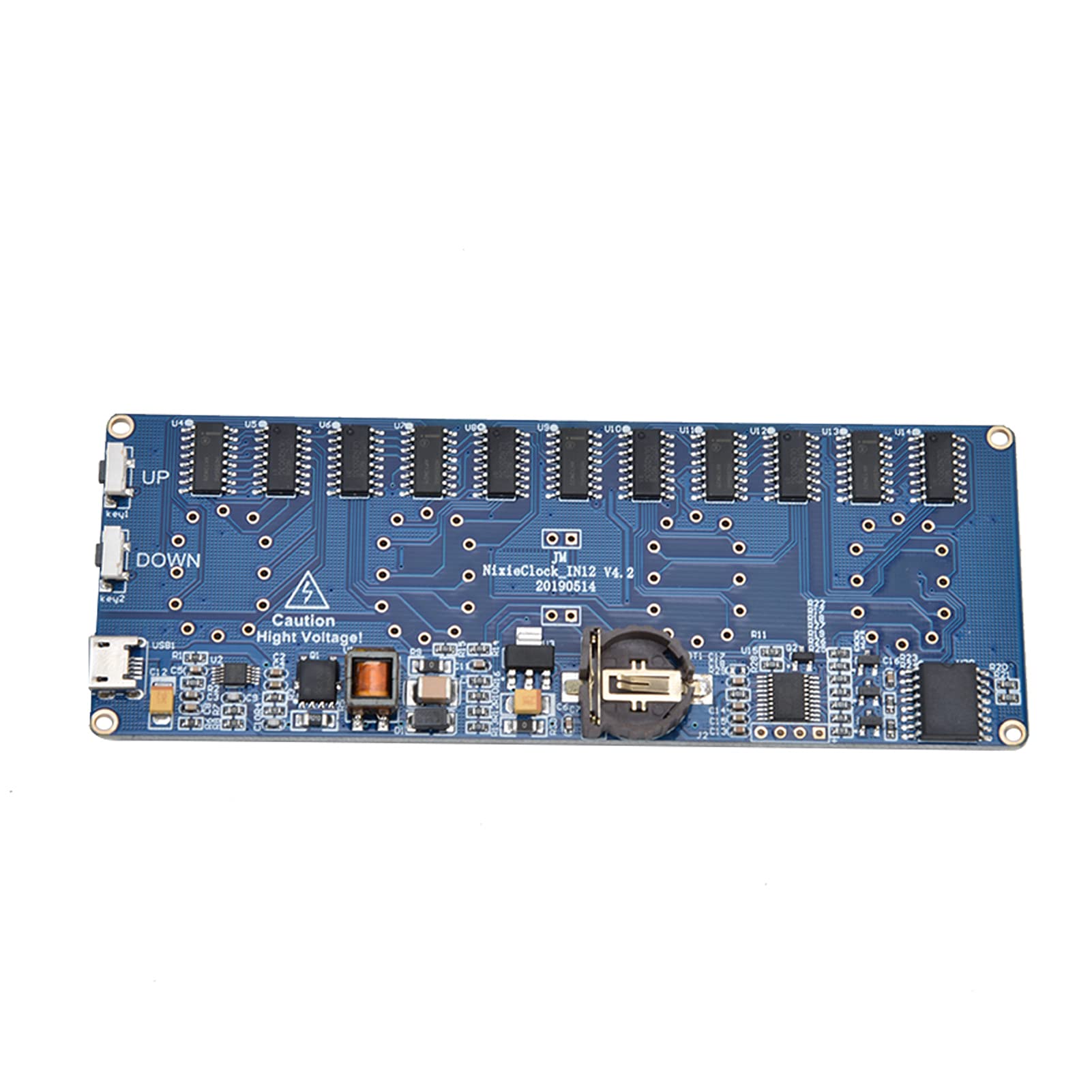 Tube Clock Set, DIY Nixie Tube Clock Kit High Accuracy Nixie Tube Clock Module Core Board Variable C