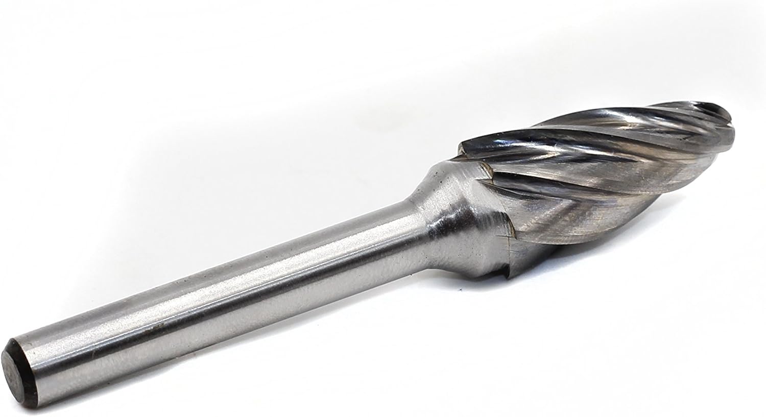 Carbide Burr - SF5-NF Aluma-Cut Carbide Rotary Burr Bits File for Aluminum 1/4 Inch Shank Die Grinders, 1/2 Inch Head Diameter, 1 inch Flute length, Tree Shape Radius End, 1pcs