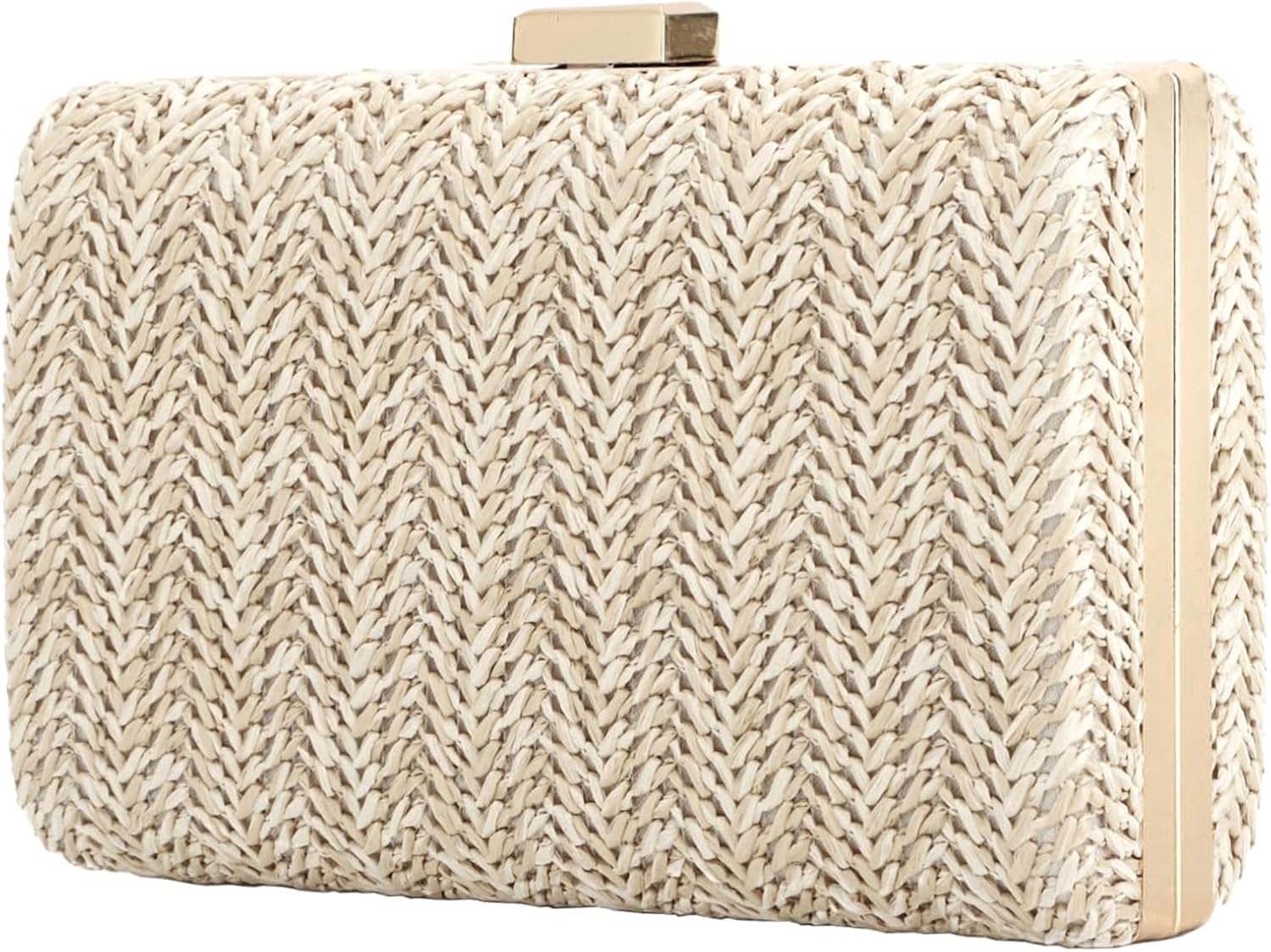 Summer Straw Clutch Purses for Women, Raffia Woven Crossbody Handbags, Evening Bag for Party Wedding