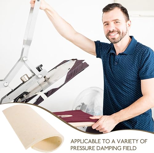 Miniatura 9 de EXCEART 1 almohadilla de prensa de calor de esponja de hoja almohadilla de aislamiento almohadilla de reemplazo de calor para máquina de prensa de